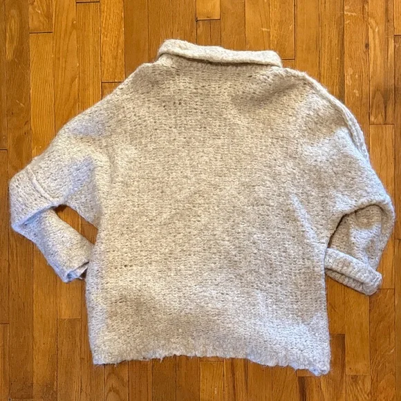Free People Alpaca Turtleneck Sweater - Cream - Picture 4 of 4